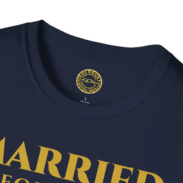 Married Forever Connected T-Shirt | Personalized Couples Tee for Celebrating Deep Connection T-Shirt Golddust Capital Media