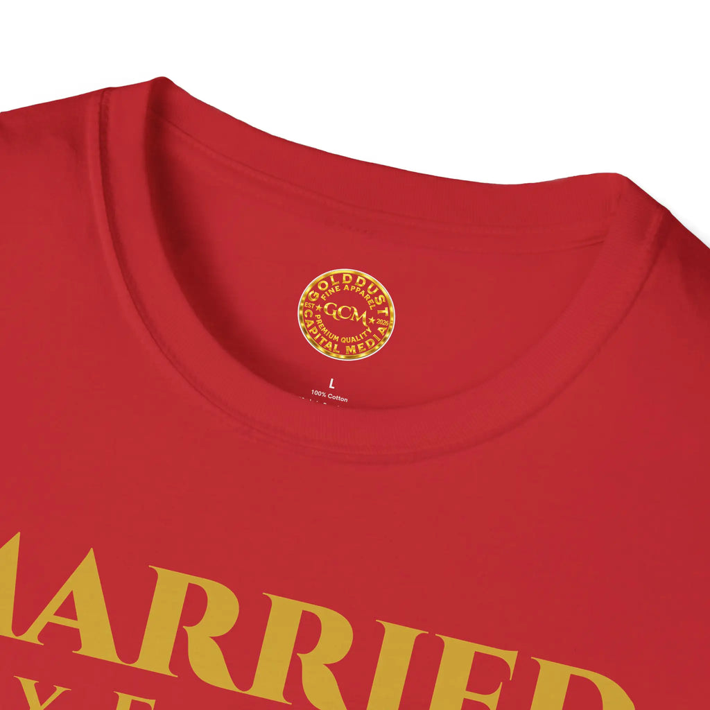 Married My Forever Partner T-Shirt | Personalized Couples Tee for Celebrating Lifelong Partnership T-Shirt Golddust Capital Media