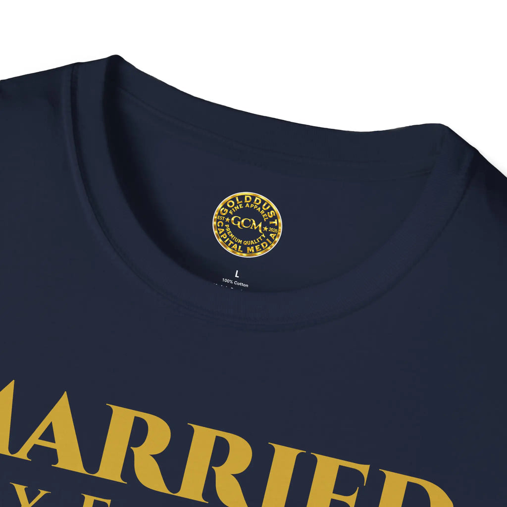 Married My Forever Partner T-Shirt | Personalized Couples Tee for Celebrating Lifelong Partnership T-Shirt Golddust Capital Media