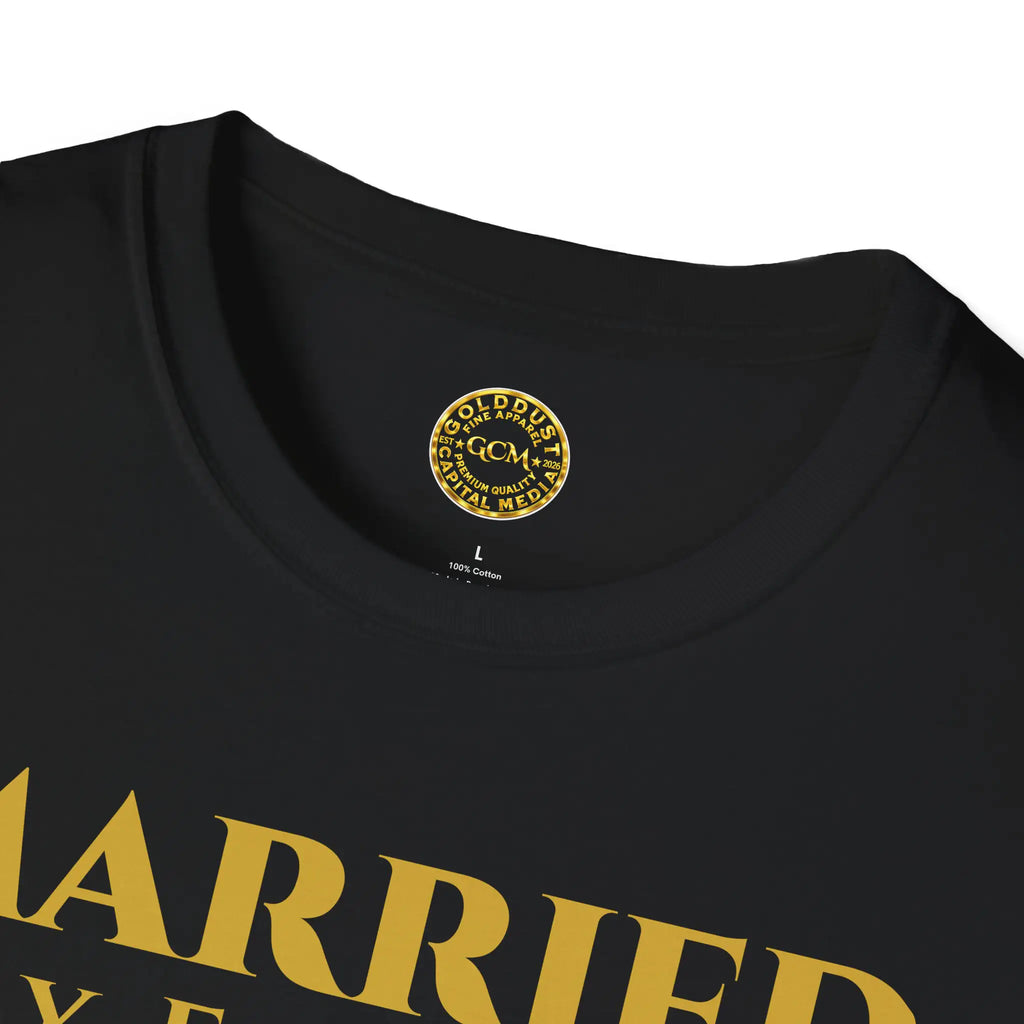 Married My Forever Partner T-Shirt | Personalized Couples Tee for Celebrating Lifelong Partnership T-Shirt Golddust Capital Media