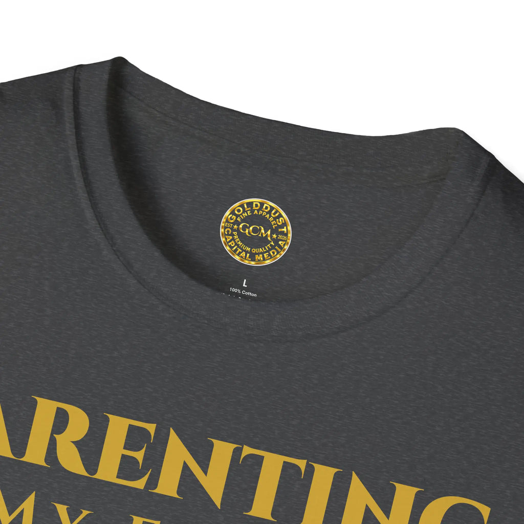 Parenting My Finest Creation T-Shirt | Personalized Celebration of Parenthood & Achievement T-Shirt Golddust Capital Media
