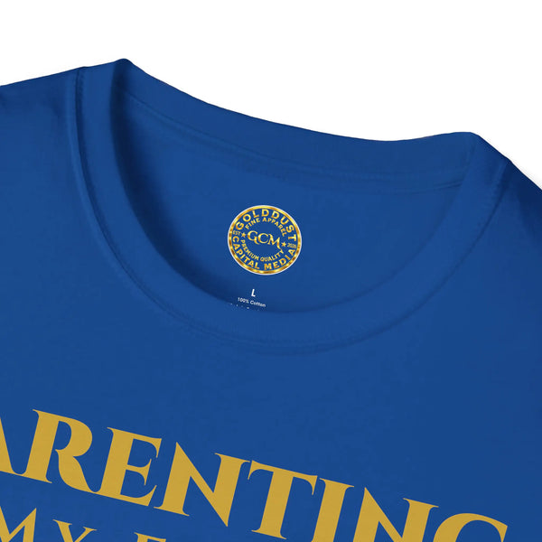 Parenting My Finest Creation T-Shirt | Personalized Celebration of Parenthood & Achievement T-Shirt Golddust Capital Media