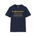 Parenting My Finest Creation T-Shirt | Personalized Celebration of Parenthood & Achievement T-Shirt Golddust Capital Media