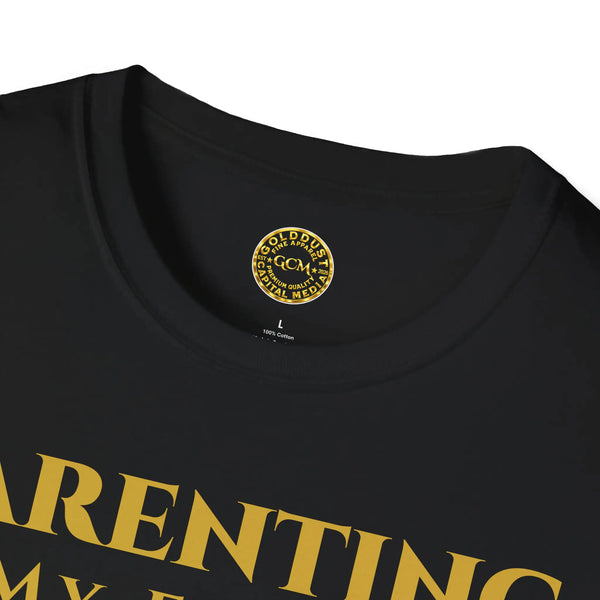 Parenting My Finest Creation T-Shirt | Personalized Celebration of Parenthood & Achievement T-Shirt Golddust Capital Media