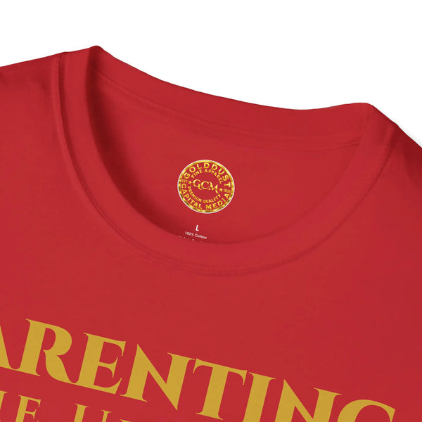 Parenting The Ultimate Upgrade T-Shirt | Personalized Tee for Celebrating Life’s Transformation to Parenthood T-Shirt Golddust Capital Media