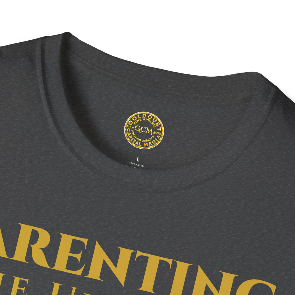 Parenting The Ultimate Upgrade T-Shirt | Personalized Tee for Celebrating Life’s Transformation to Parenthood T-Shirt Golddust Capital Media