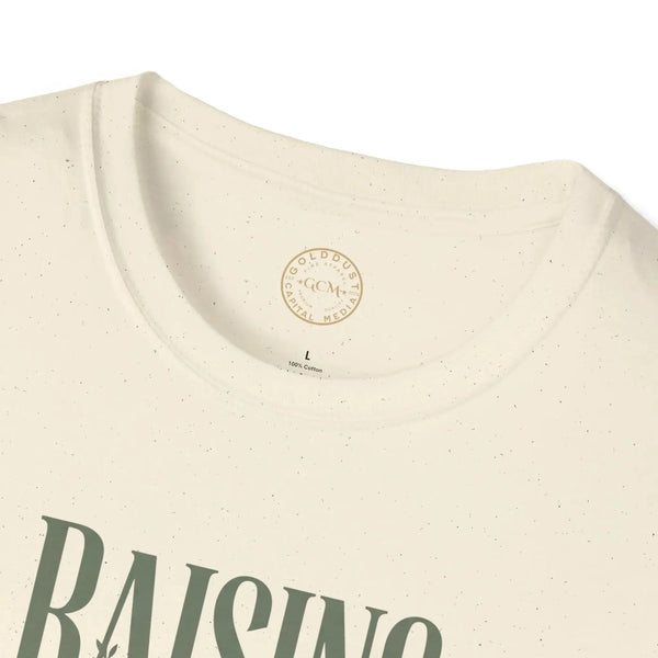Raising Good Humans T-Shirt | Rooted in Love Parenting Tee T-Shirt Golddust Capital Media