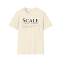 SCALE Definition T Shirt | Disciplined Effort | Exponential Growth Impact Tee | Minimalist Professional Mindset for Entrepreneurs Leaders T-Shirt Golddust Capital Media