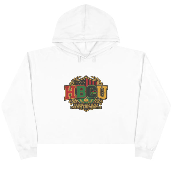 Women’s HBCU Cropped Hoodie | Historically Black Colleges and Universities Pride Sweatshirt Hoodie Golddust Capital Media
