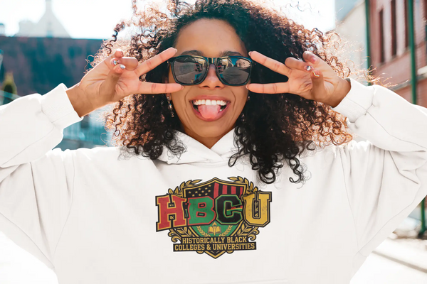 Women’s HBCU Cropped Hoodie | Historically Black Colleges and Universities Pride Sweatshirt Hoodie Golddust Capital Media
