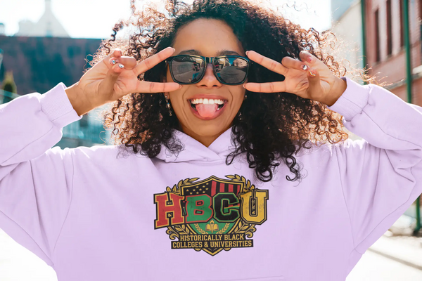 Women’s HBCU Cropped Hoodie | Historically Black Colleges and Universities Pride Sweatshirt Hoodie Golddust Capital Media