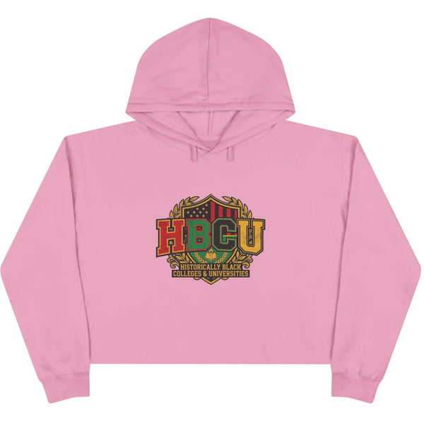 Women’s HBCU Cropped Hoodie | Historically Black Colleges and Universities Pride Sweatshirt Hoodie Golddust Capital Media