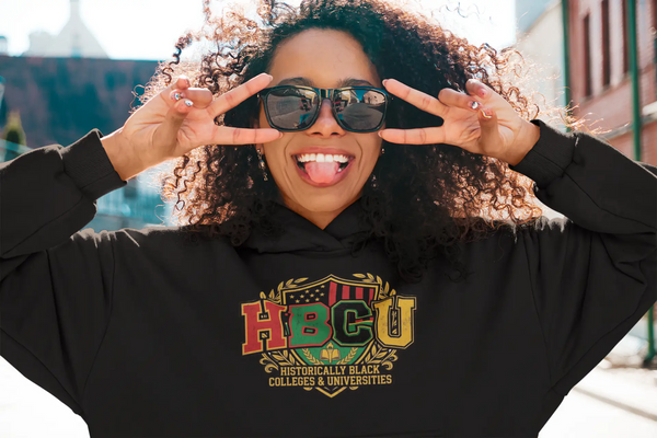 Women’s HBCU Cropped Hoodie | Historically Black Colleges and Universities Pride Sweatshirt Hoodie Golddust Capital Media