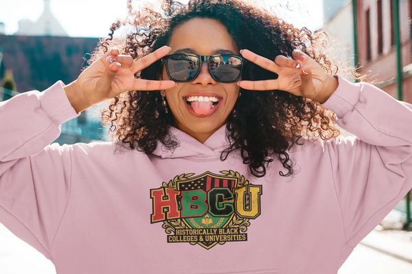 Women’s HBCU Cropped Hoodie | Historically Black Colleges and Universities Pride Sweatshirt Hoodie Golddust Capital Media