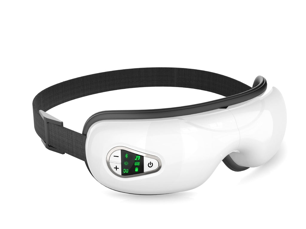 Bluetooth Eye Massager – Vibration, Air Pressure & Heat Therapy with Music Playback, Foldable