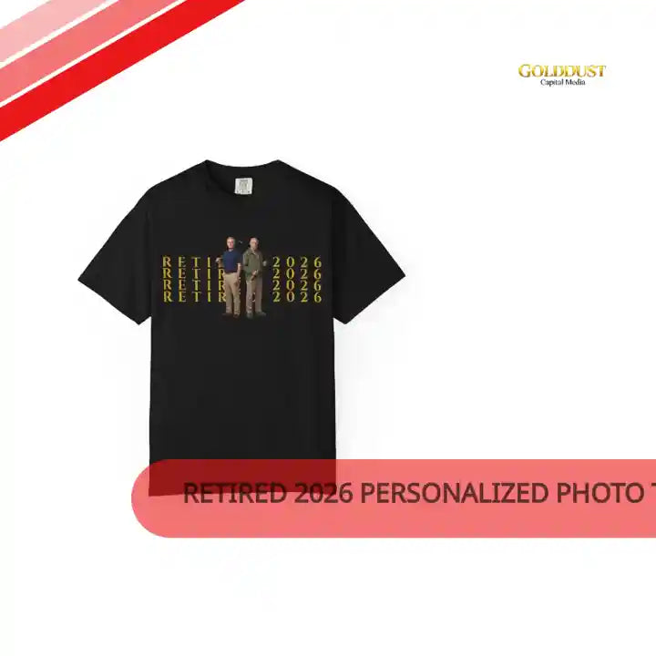 Retired 2026 Personalized Photo Tee | Retirement Celebration Shirt by@Outfy