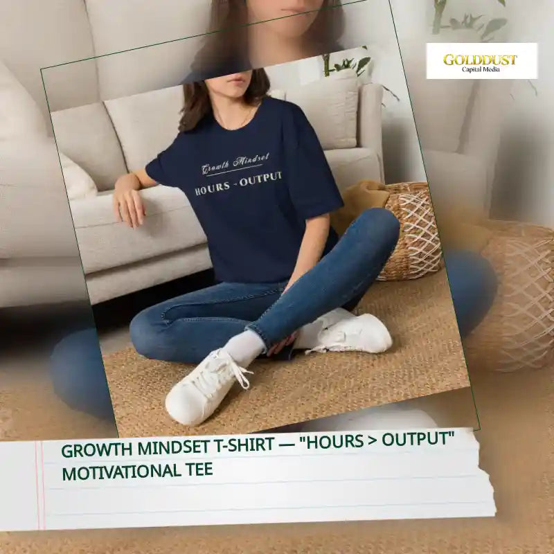 Growth Mindset T-Shirt &mdash; "Hours > Output" Motivational Tee by@Outfy