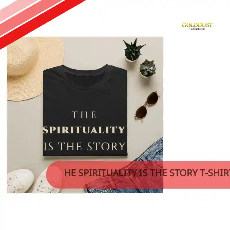 he Spirituality Is The Story T‑Shirt | Minimalist Inspirational Quote Tee | Spiritual Mindset Shirt | Motivational Character &amp; Faith‑Centered Apparel by@Outfy