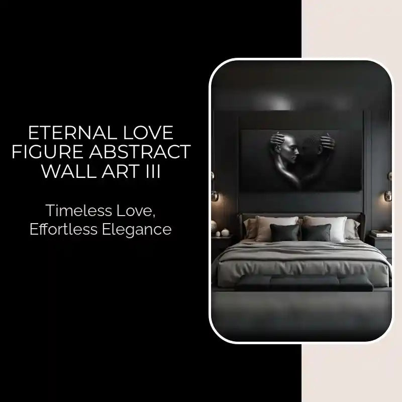 Eternal Love Figure Abstract Wall Art III by@Outfy