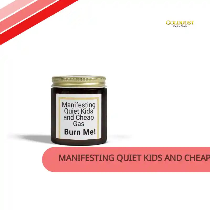 Manifesting Quiet Kids and Cheap Gas Candle | Coconut Apricot Wax | Peace &amp; Serenity by@Outfy