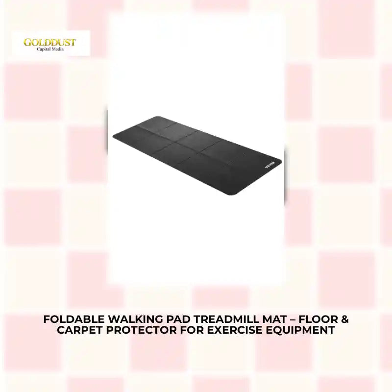 Foldable Walking Pad Treadmill Mat &ndash; Floor &amp; Carpet Protector for Exercise Equipment by@Outfy