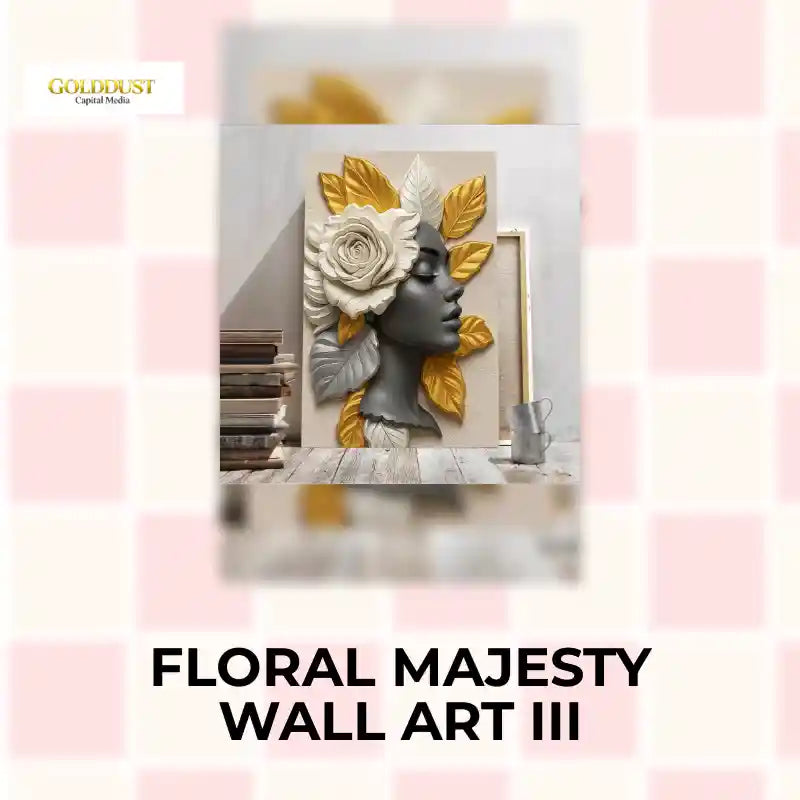 Floral Majesty Wall Art III by@Outfy