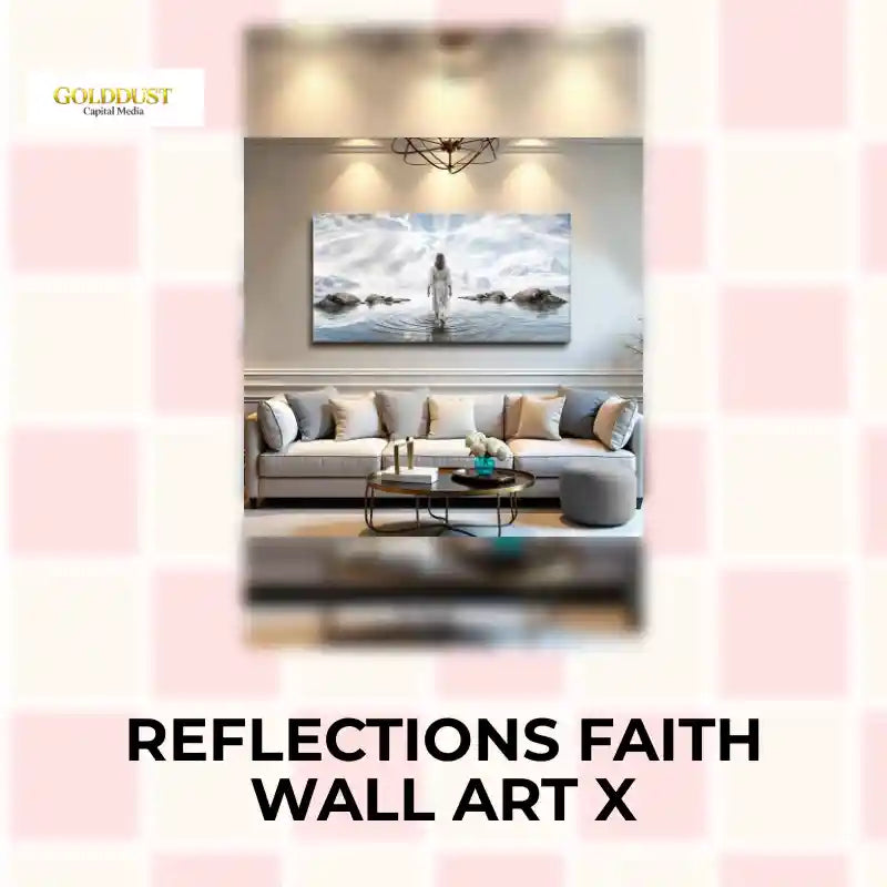 Reflections Faith Wall Art X by@Outfy
