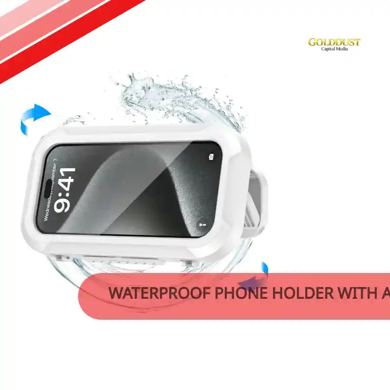 Waterproof Phone Holder with Adjustable Mount by@Outfy