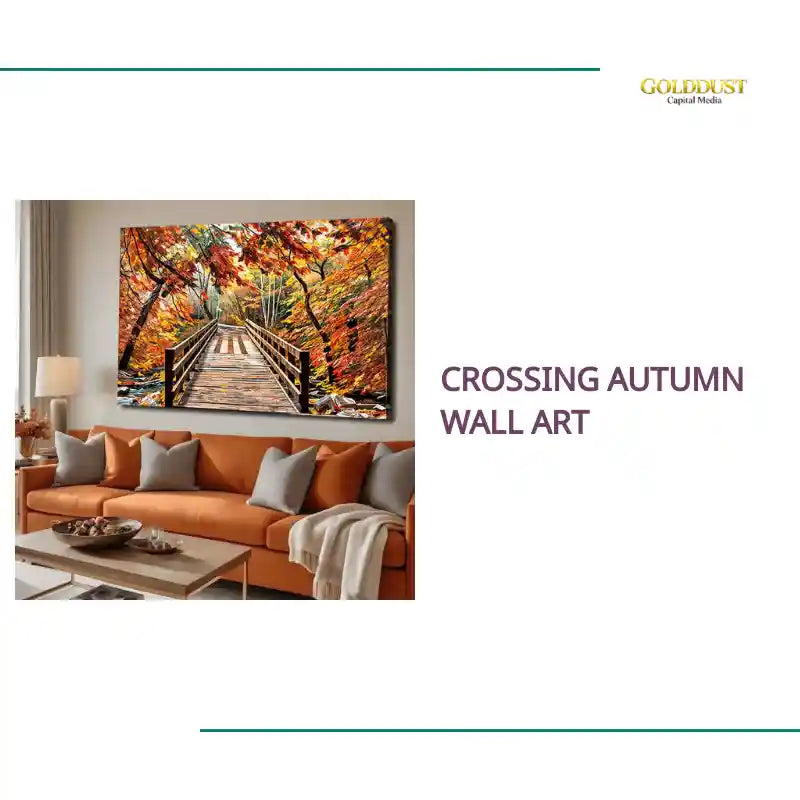 Crossing Autumn Wall Art by@Outfy