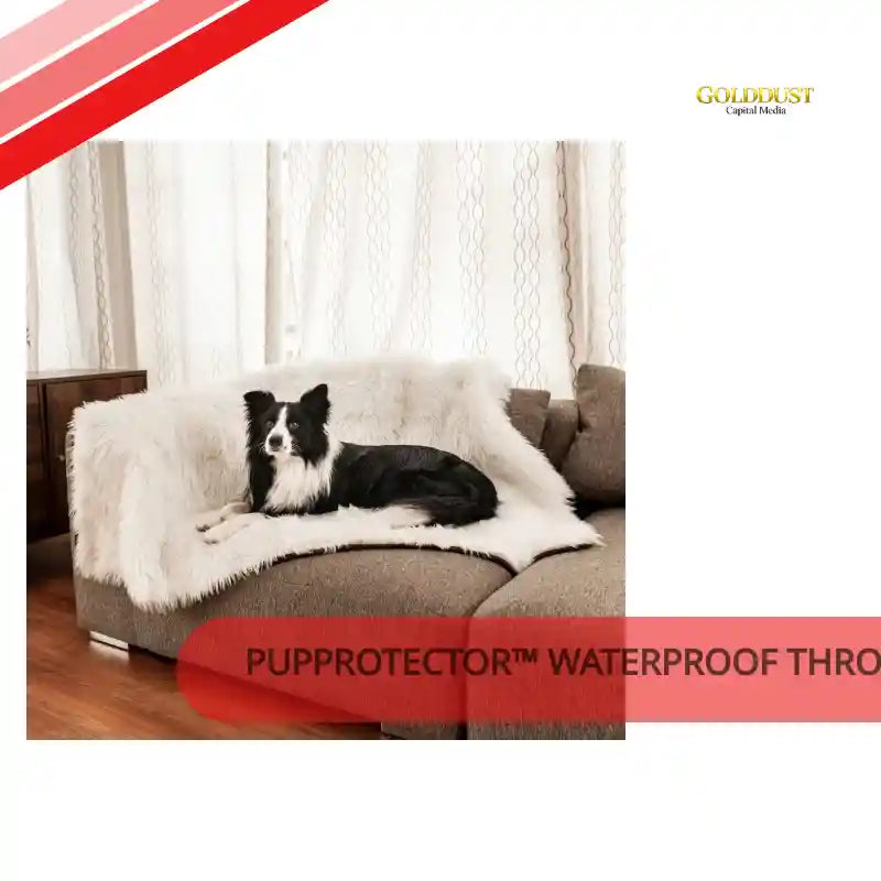 PupProtector&trade; Waterproof Throw Blanket - Polar White by@Outfy