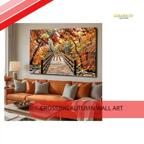 Crossing Autumn Wall Art by@Outfy